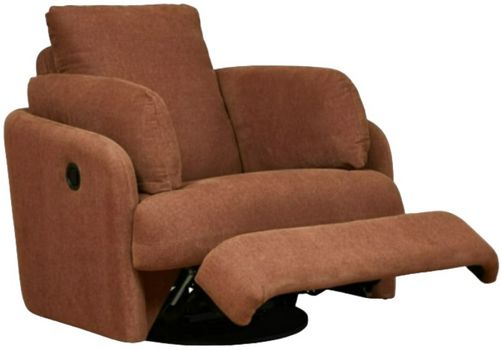 Front view of the Signature Design by Ashley Modmax swivel recliner
